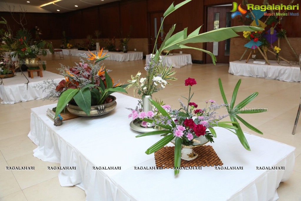 Ikebana Exhibiton at Gandhi Centenary Hall, Nampally