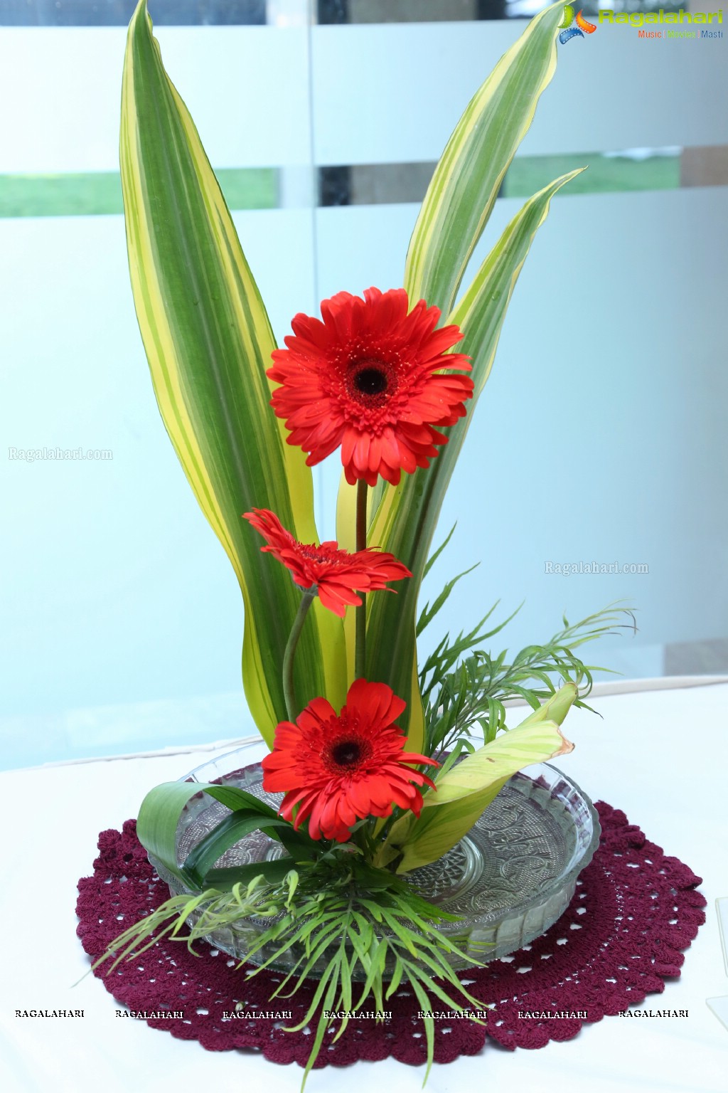 Ikebana Exhibiton at Gandhi Centenary Hall, Nampally