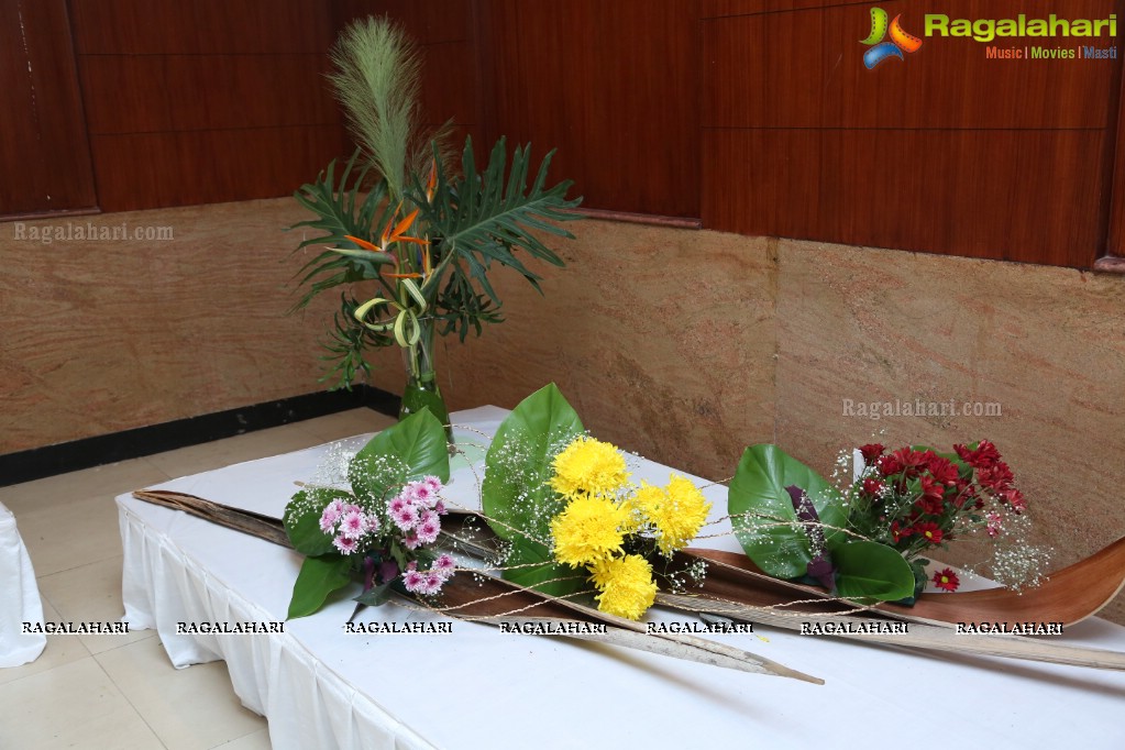 Ikebana Exhibiton at Gandhi Centenary Hall, Nampally