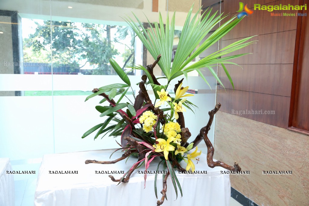 Ikebana Exhibiton at Gandhi Centenary Hall, Nampally