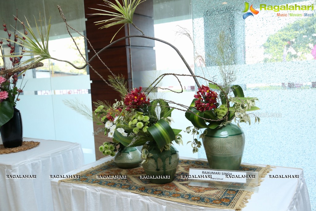 Ikebana Exhibiton at Gandhi Centenary Hall, Nampally