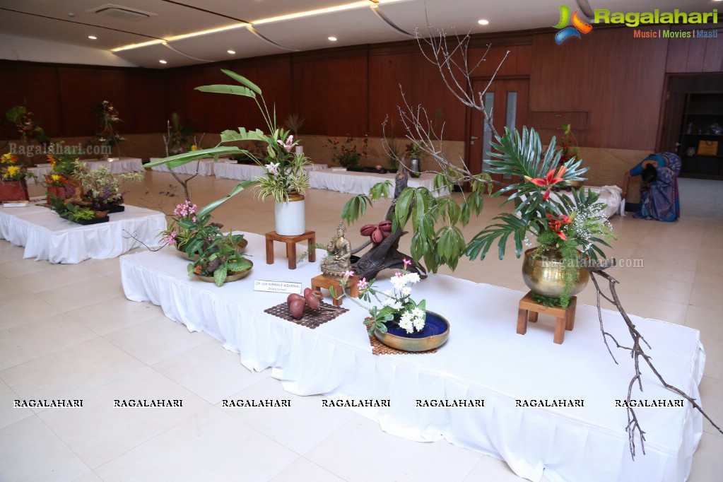 Ikebana Exhibiton at Gandhi Centenary Hall, Nampally