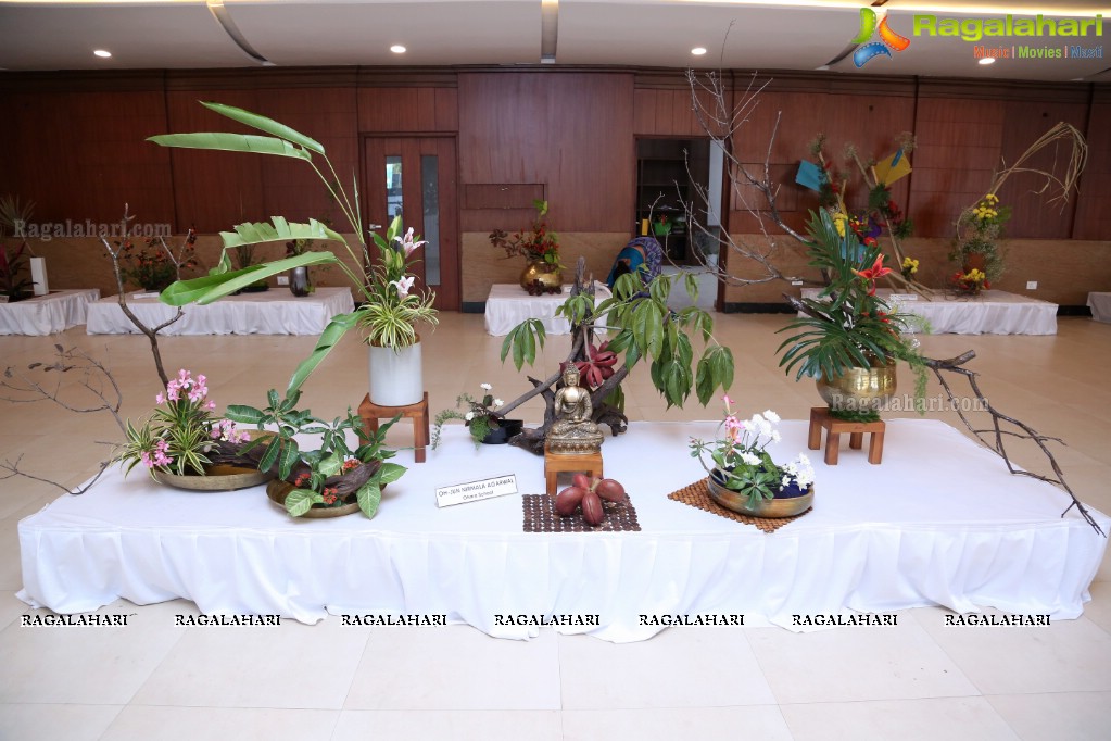 Ikebana Exhibiton at Gandhi Centenary Hall, Nampally