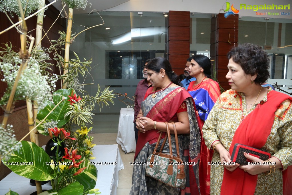 Ikebana Exhibiton at Gandhi Centenary Hall, Nampally