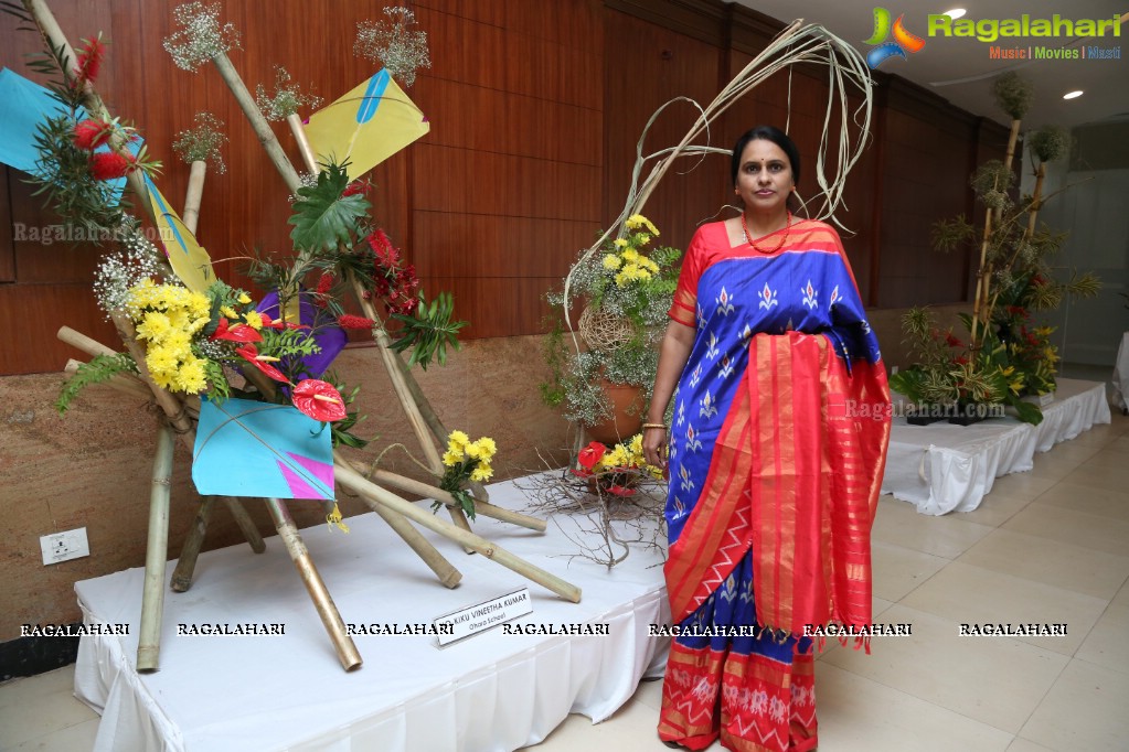 Ikebana Exhibiton at Gandhi Centenary Hall, Nampally