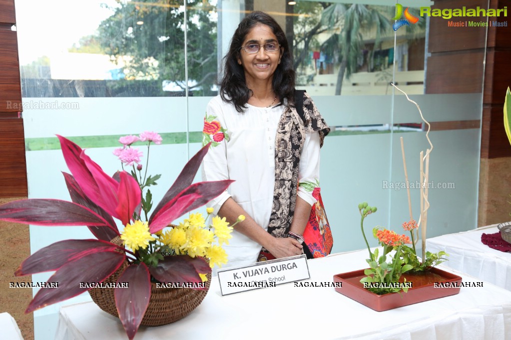 Ikebana Exhibiton at Gandhi Centenary Hall, Nampally