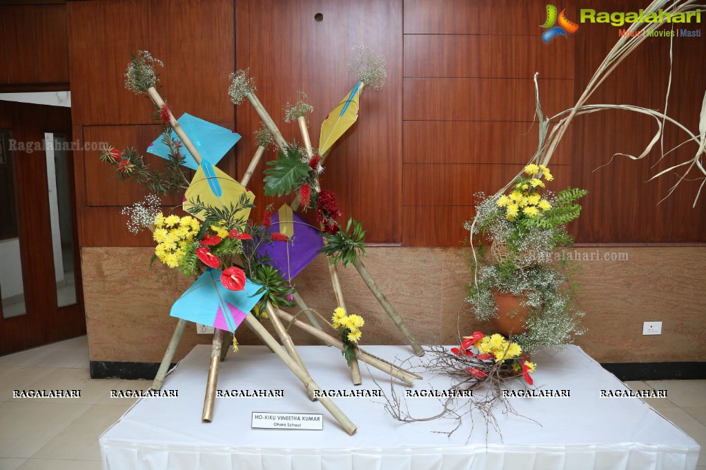 Ikebana Exhibiton at Gandhi Centenary Hall, Nampally