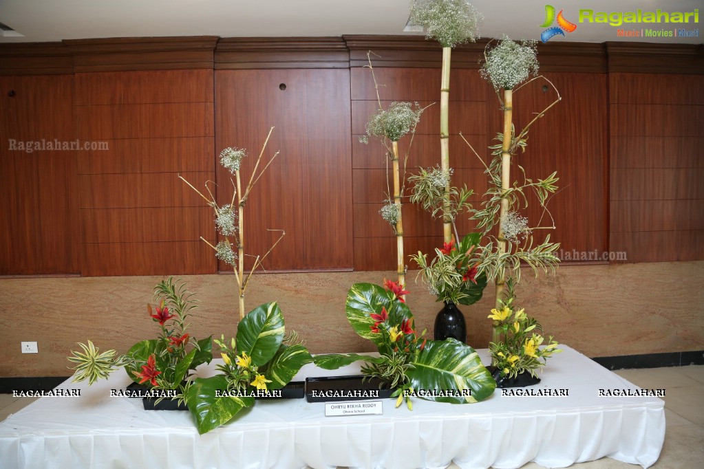 Ikebana Exhibiton at Gandhi Centenary Hall, Nampally