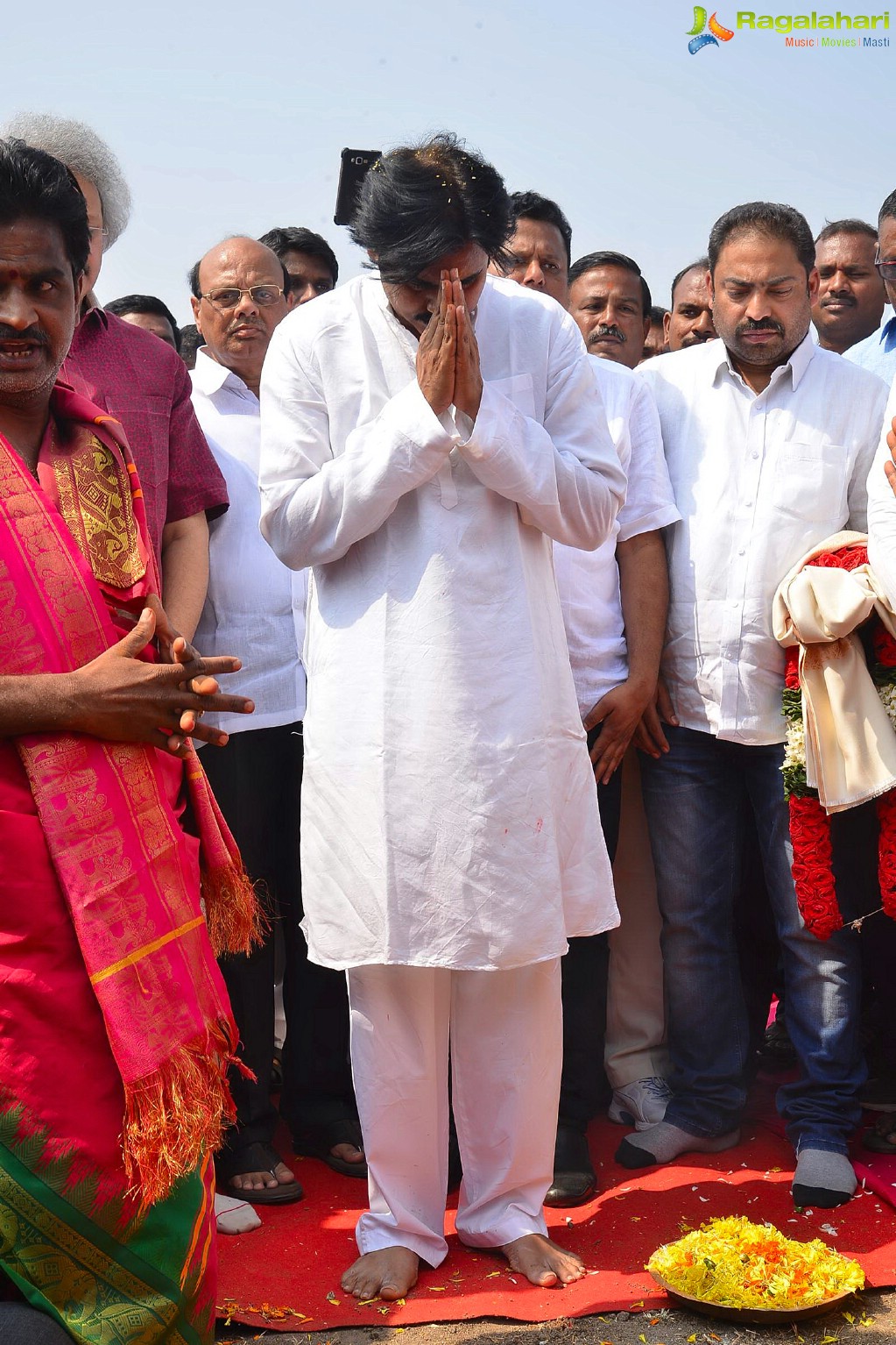 Jana Sena Party Office Bhoomi Puja at Ananthapuram