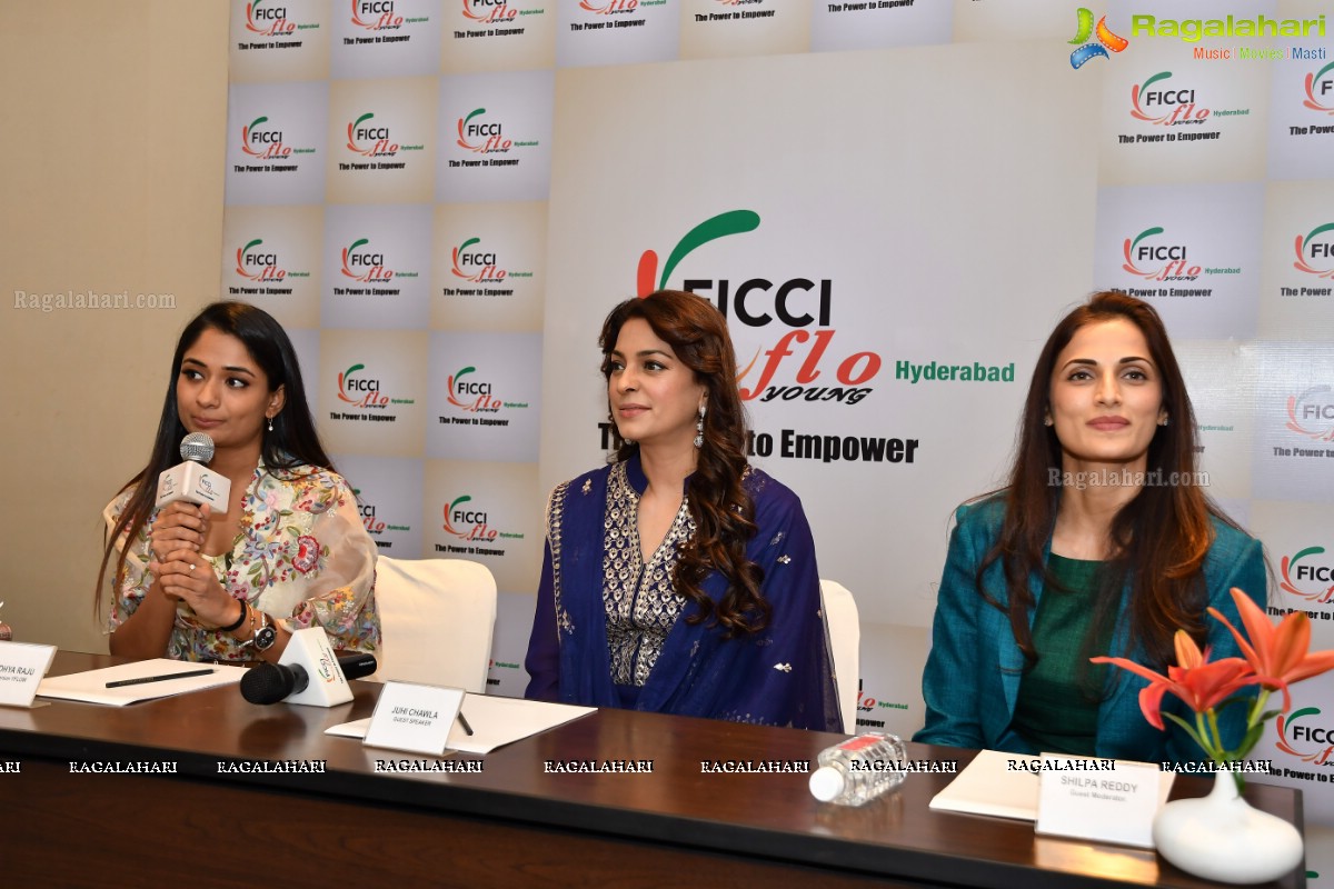 Young FICCI Ladies Organization (YFLO) Tete-A-Tete with Juhi Chawla at Park Hyatt