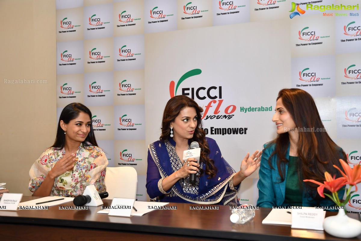 Young FICCI Ladies Organization (YFLO) Tete-A-Tete with Juhi Chawla at Park Hyatt