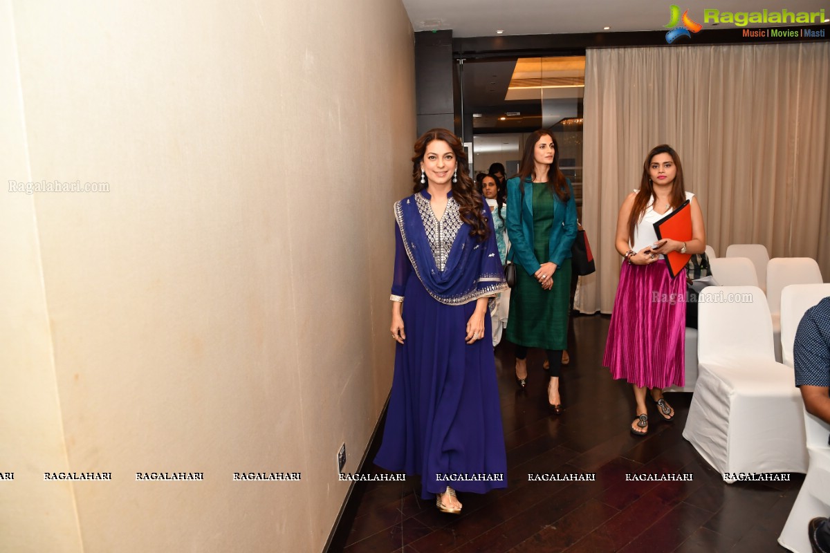 Young FICCI Ladies Organization (YFLO) Tete-A-Tete with Juhi Chawla at Park Hyatt