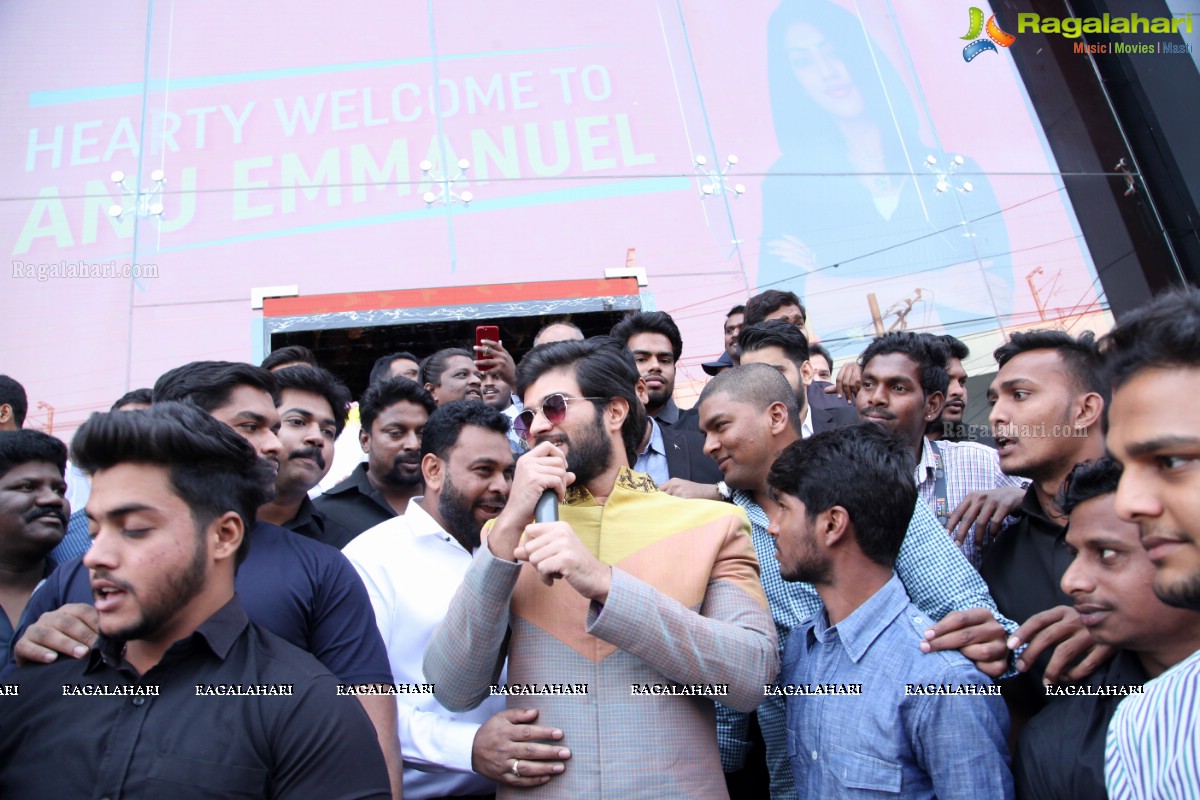 Vijay Deverakonda and Anu Emmanuel launches KLM Fashion Mall, Dilsukhnagar, Hyderabad