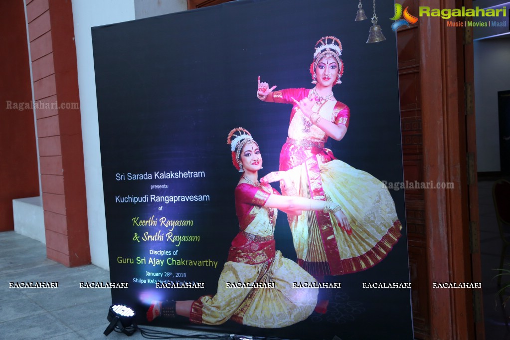 Kuchipudi Rangapravesam by Keerthi and Sruthi at Shilpa Kala Vedika, Hyderabad