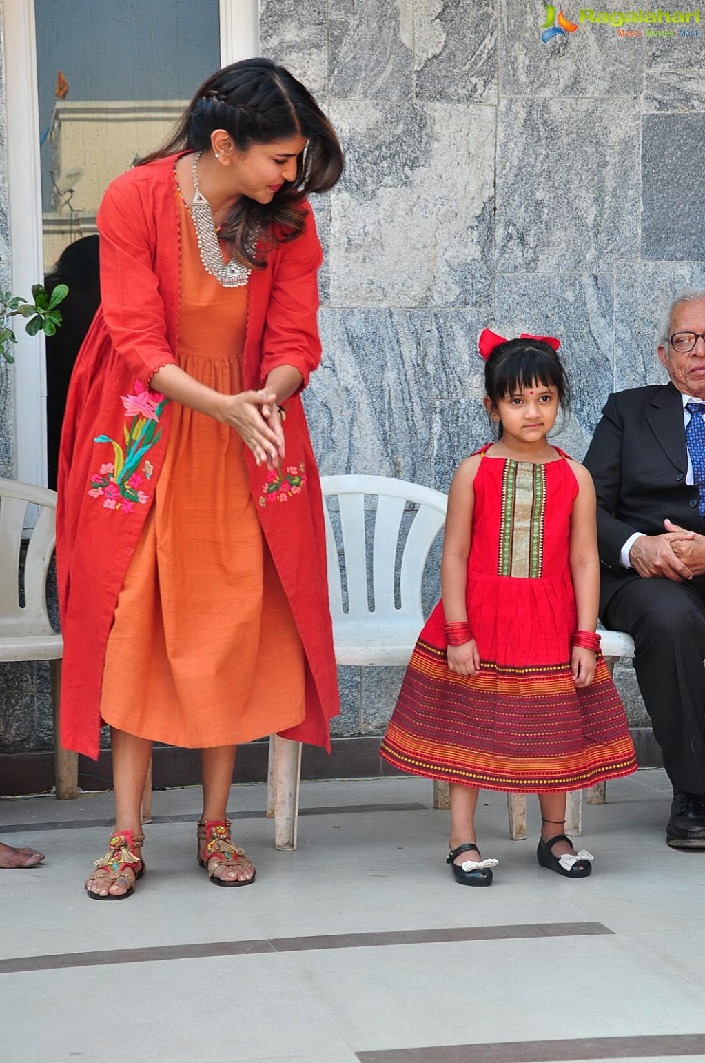 Lakshmi Manchu Celebrates Sankranthi with Kids From Govt. Schools