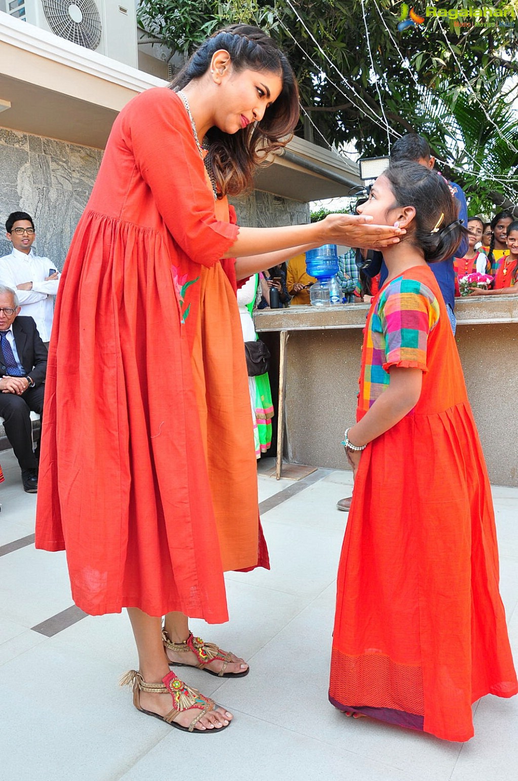 Lakshmi Manchu Celebrates Sankranthi with Kids From Govt. Schools