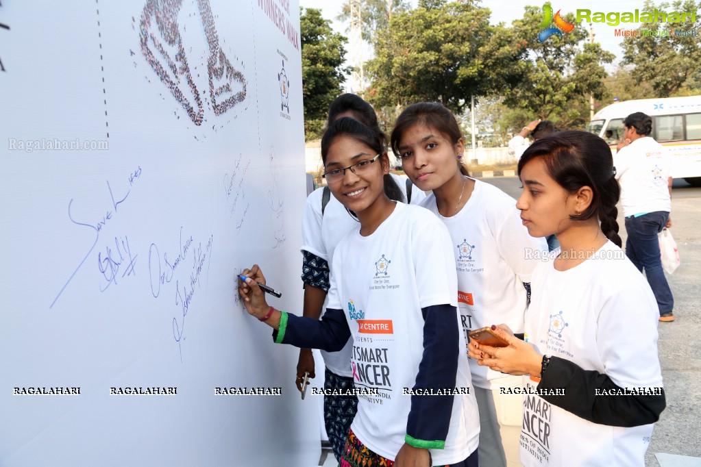 Out Smart Cancer - Life Again Foundation Walkathon at Gachibowli Stadium