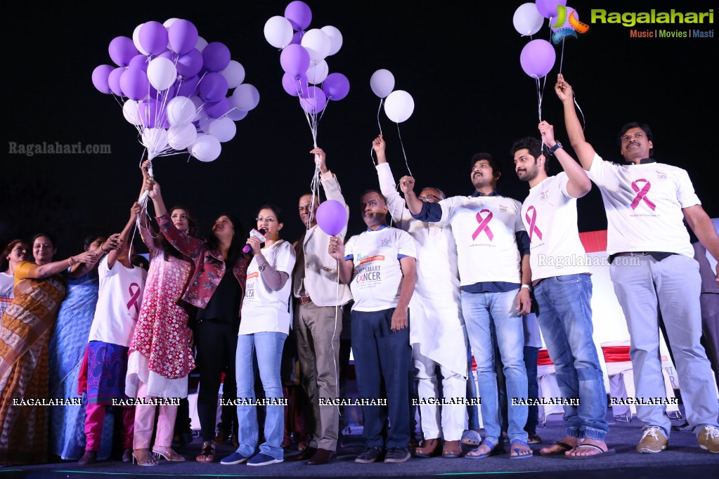 Out Smart Cancer - Life Again Foundation Walkathon at Gachibowli Stadium