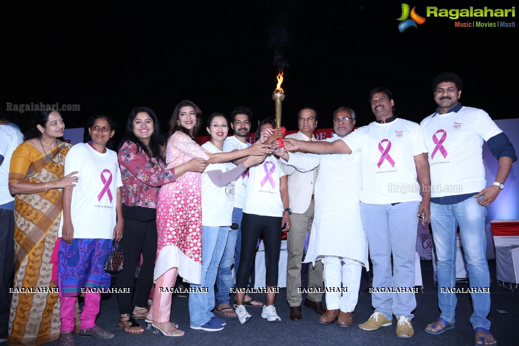 Out Smart Cancer - Life Again Foundation Walkathon at Gachibowli Stadium