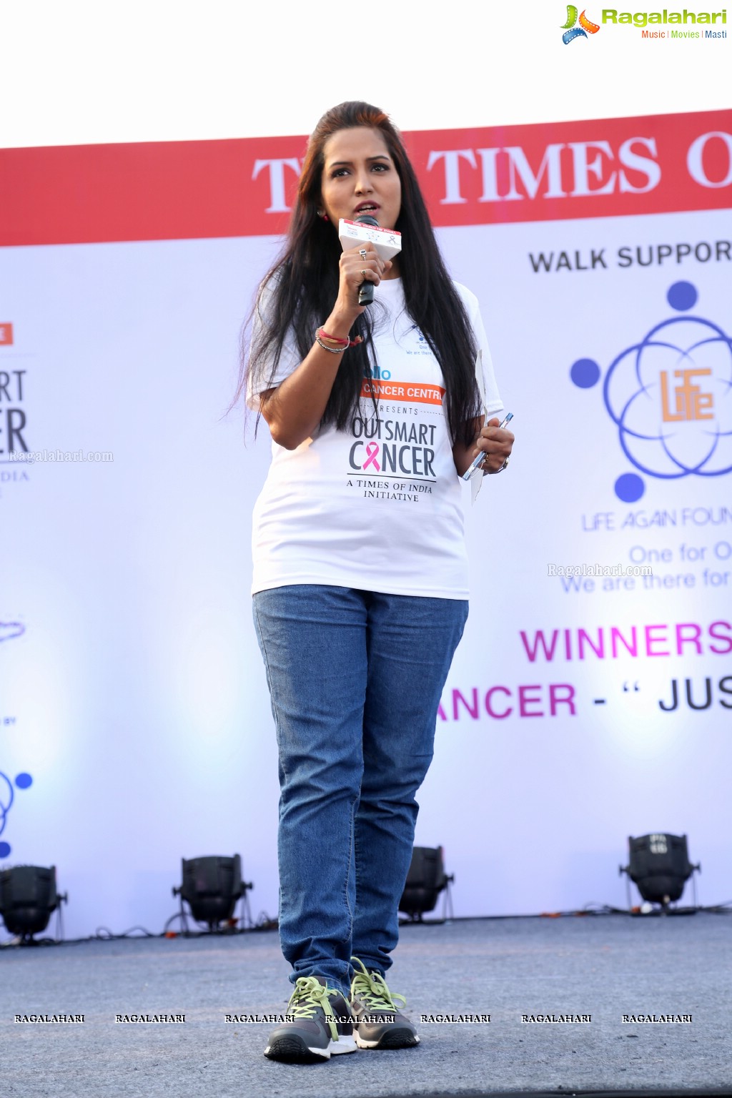 Out Smart Cancer - Life Again Foundation Walkathon at Gachibowli Stadium