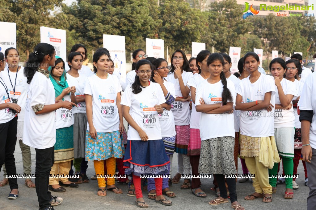 Out Smart Cancer - Life Again Foundation Walkathon at Gachibowli Stadium