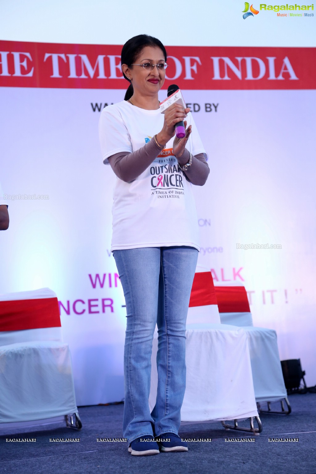 Out Smart Cancer - Life Again Foundation Walkathon at Gachibowli Stadium