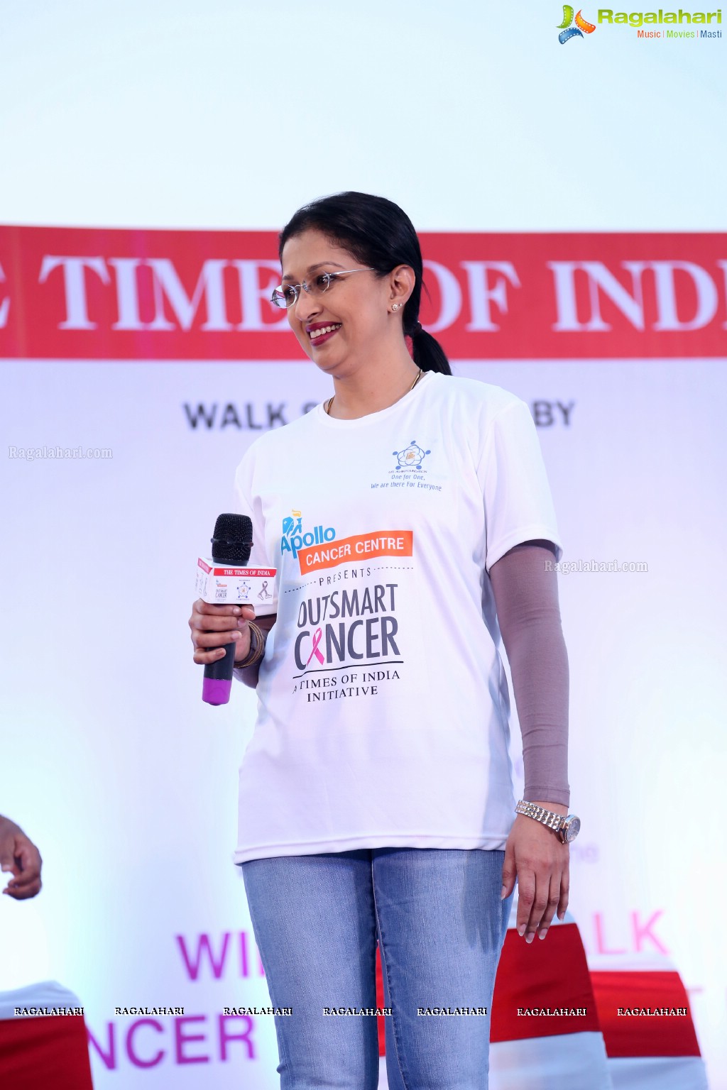 Out Smart Cancer - Life Again Foundation Walkathon at Gachibowli Stadium