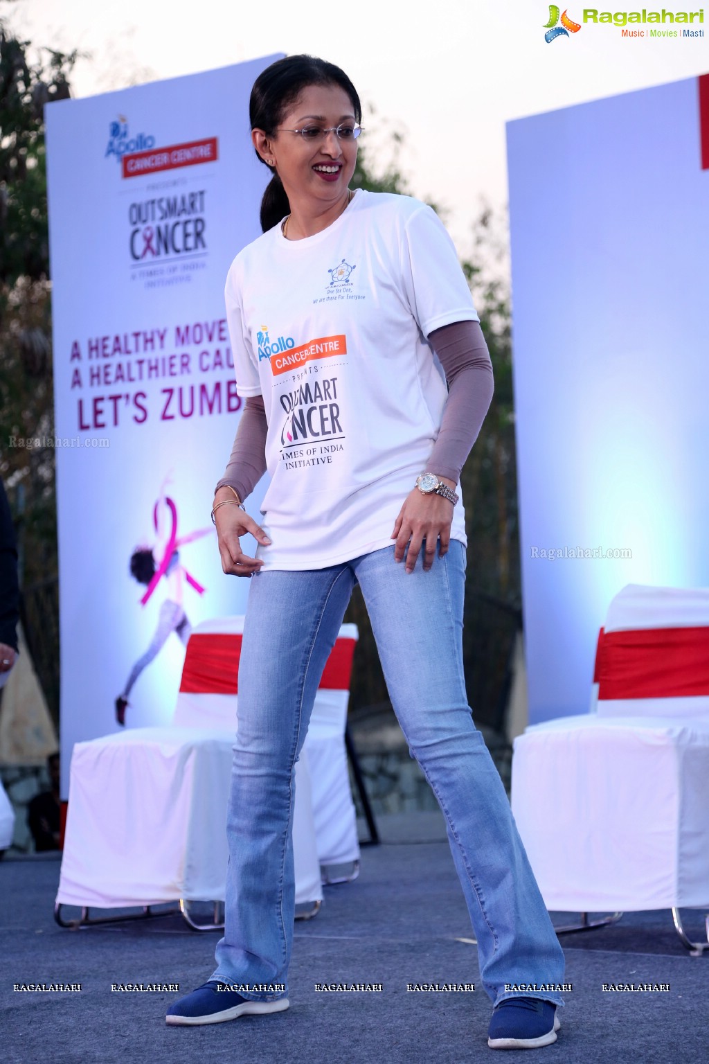 Out Smart Cancer - Life Again Foundation Walkathon at Gachibowli Stadium