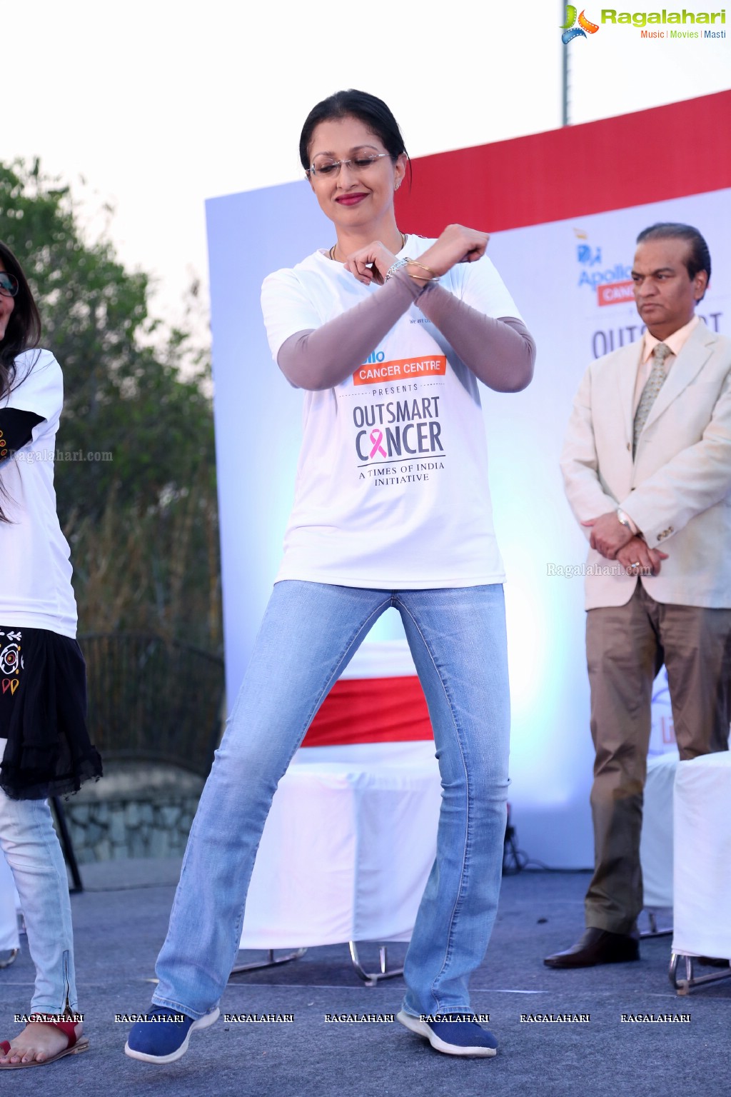 Out Smart Cancer - Life Again Foundation Walkathon at Gachibowli Stadium