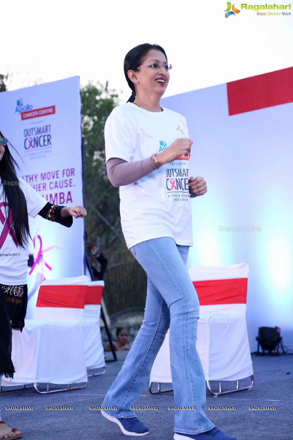 Out Smart Cancer - Life Again Foundation Walkathon at Gachibowli Stadium