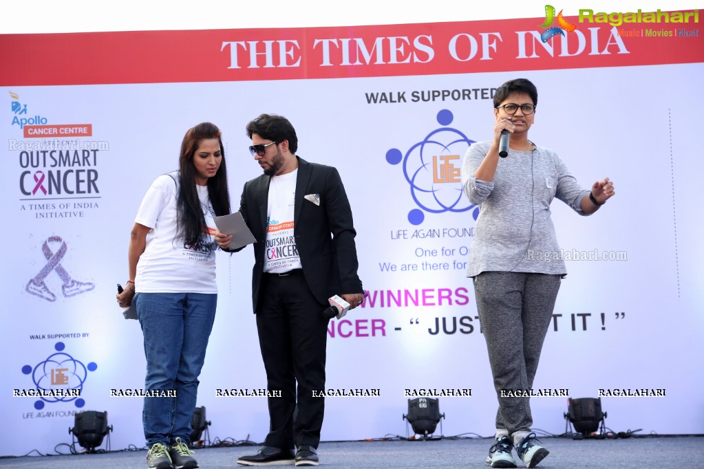 Out Smart Cancer - Life Again Foundation Walkathon at Gachibowli Stadium