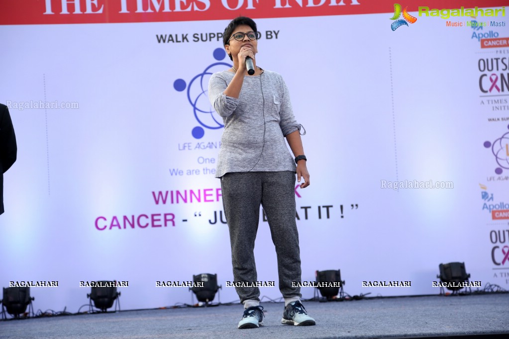 Out Smart Cancer - Life Again Foundation Walkathon at Gachibowli Stadium