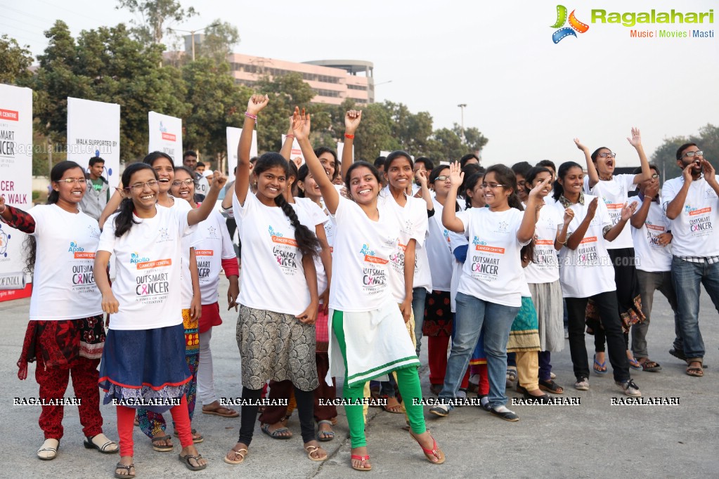 Out Smart Cancer - Life Again Foundation Walkathon at Gachibowli Stadium