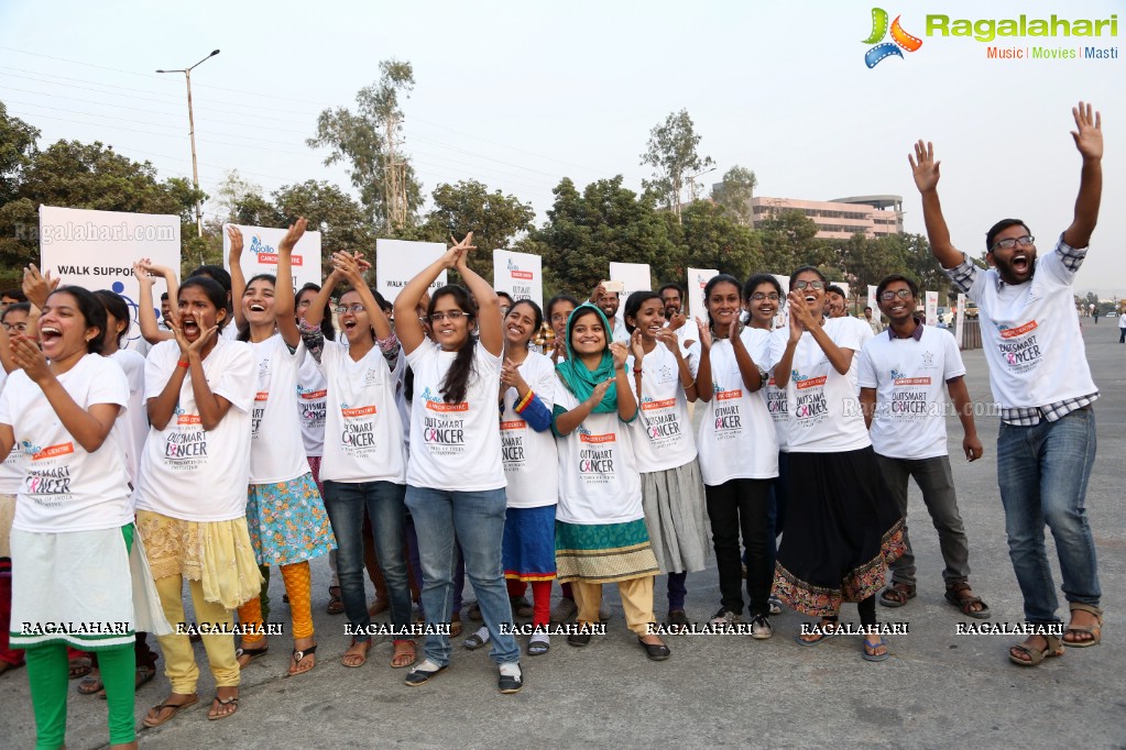 Out Smart Cancer - Life Again Foundation Walkathon at Gachibowli Stadium