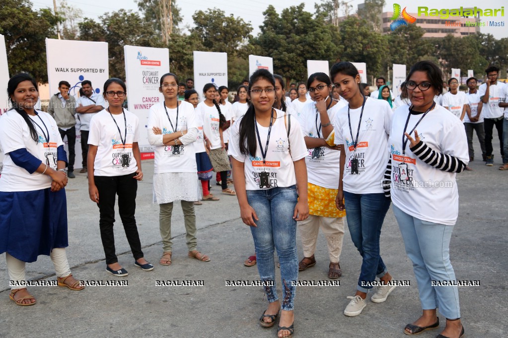 Out Smart Cancer - Life Again Foundation Walkathon at Gachibowli Stadium