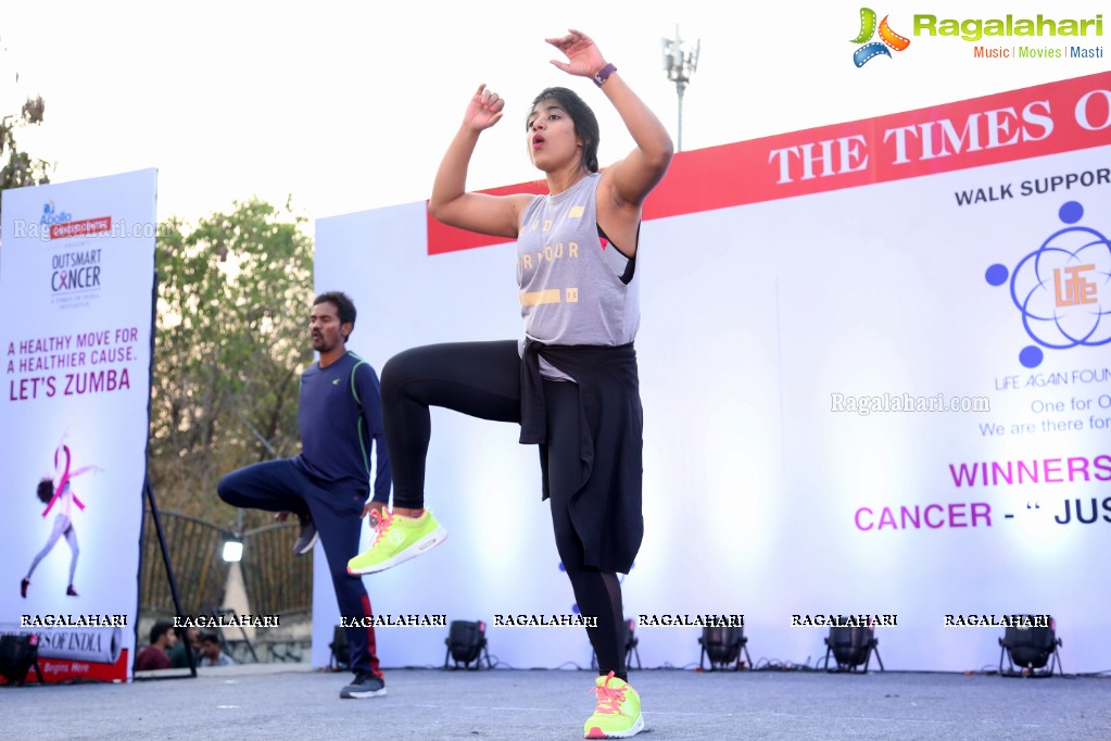 Out Smart Cancer - Life Again Foundation Walkathon at Gachibowli Stadium