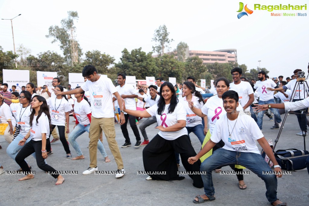 Out Smart Cancer - Life Again Foundation Walkathon at Gachibowli Stadium