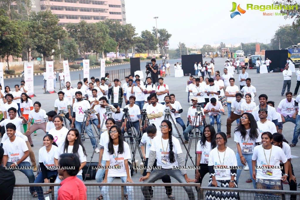 Out Smart Cancer - Life Again Foundation Walkathon at Gachibowli Stadium