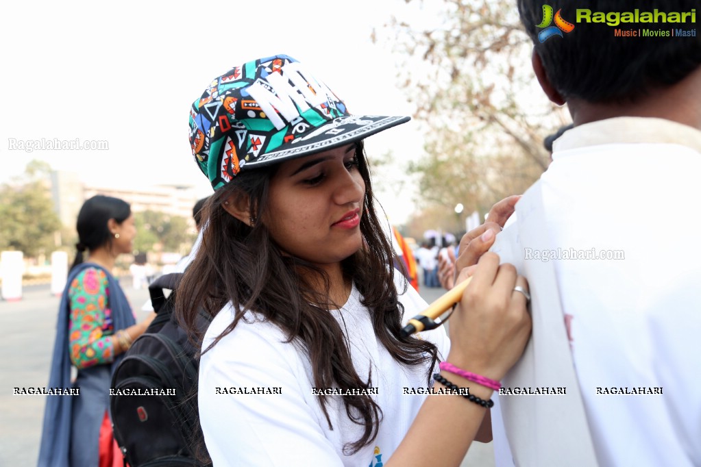 Out Smart Cancer - Life Again Foundation Walkathon at Gachibowli Stadium