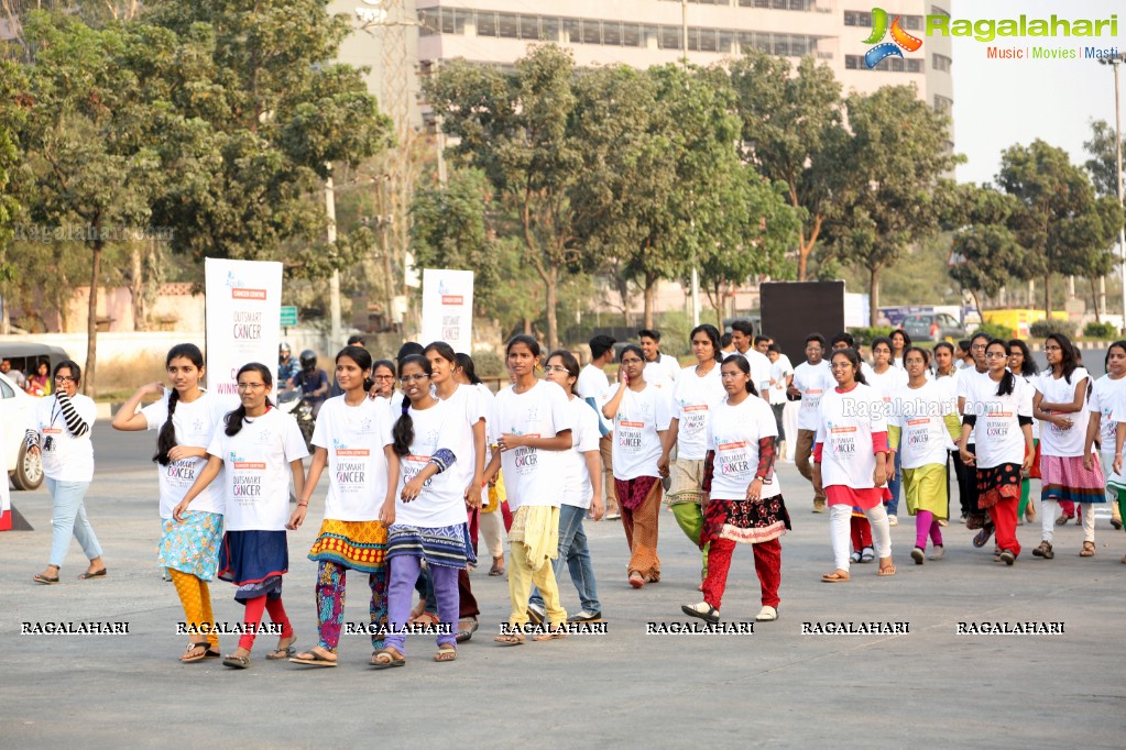 Out Smart Cancer - Life Again Foundation Walkathon at Gachibowli Stadium