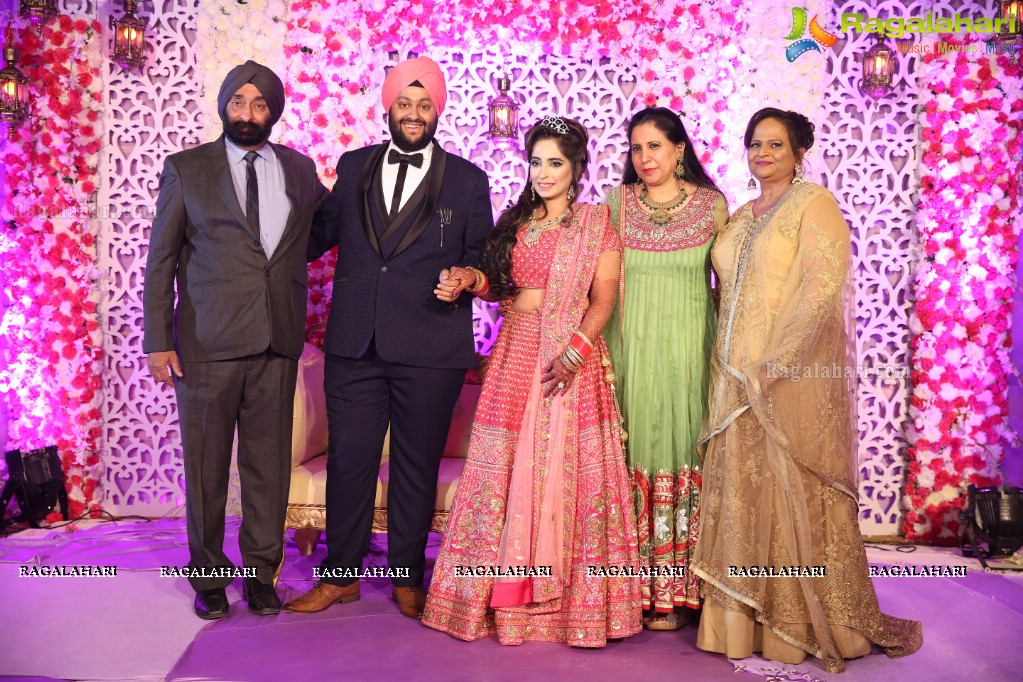 Grand Wedding Reception of Manmohan Singh and Prabjyot Singh - Hosted by Ruchika Kaur and Chetan Singh at Aalankrita Resort