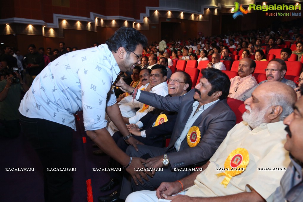 Felicitation for Mohan Babu by TSR Kakatiya Lalitha Kala Parishath at Shilpakala Vedika