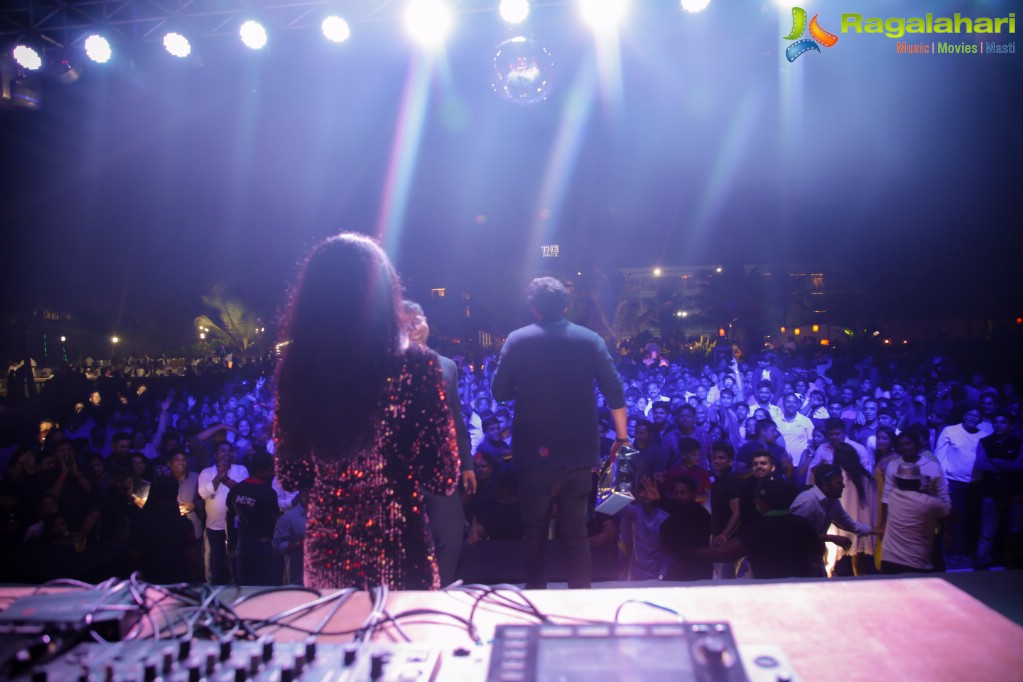 Anaganaga O Prema Katha Team New Year Celebrations at The Park, Vizag