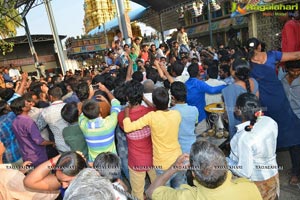 Pawan Kalyan at Lakshmi Narasimha swamy temple