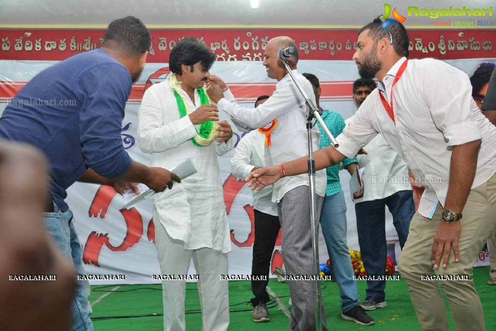 Pawan Kalyan at Puttaparthi Temple, Hospital and Dharmavaram Meeting with Handloom Weavers