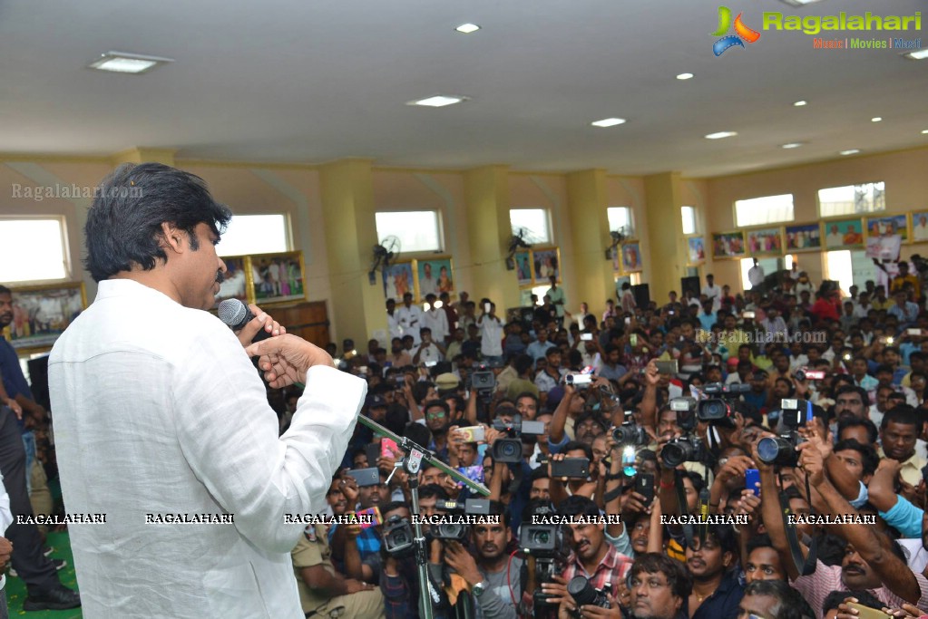 Pawan Kalyan at Puttaparthi Temple, Hospital and Dharmavaram Meeting with Handloom Weavers