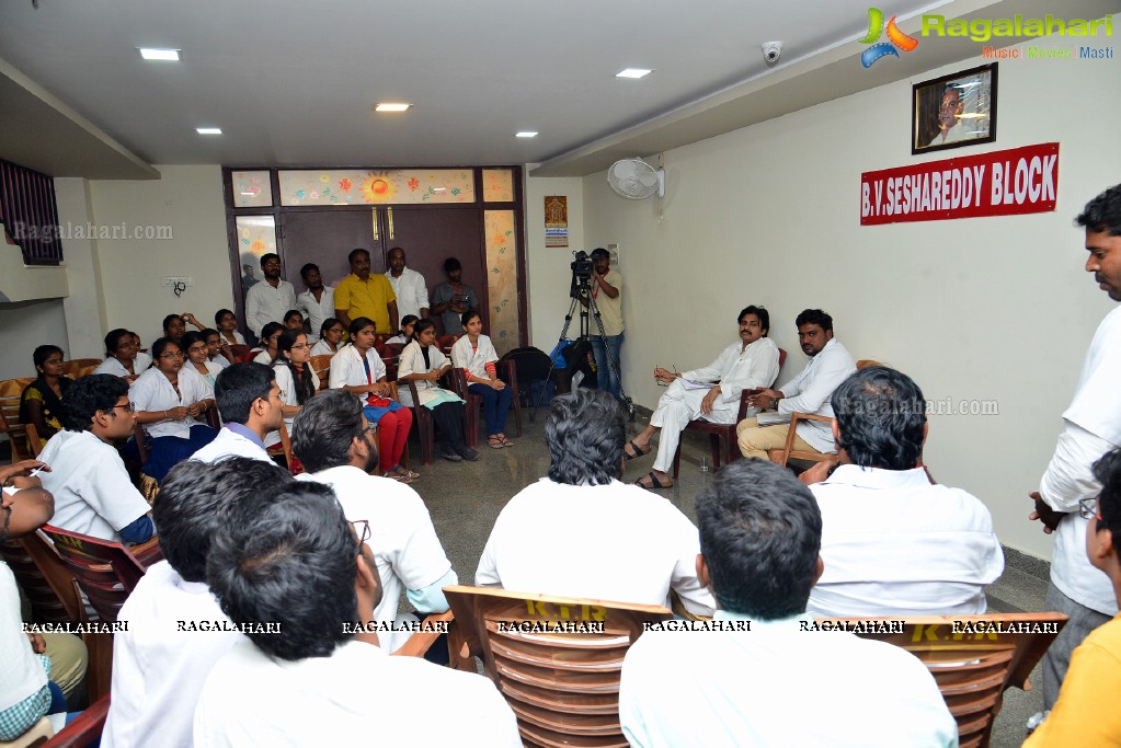 Pawan Kalyan meets Pharm D Students