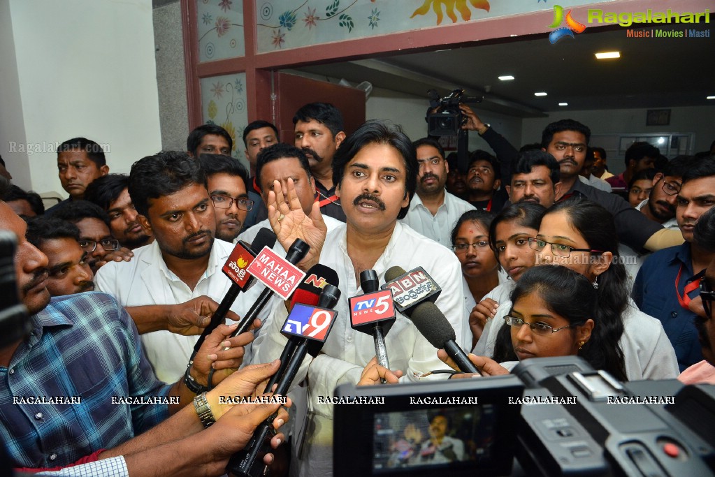 Pawan Kalyan meets Pharm D Students