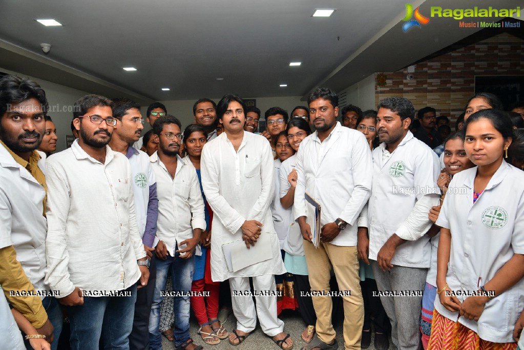 Pawan Kalyan meets Pharm D Students