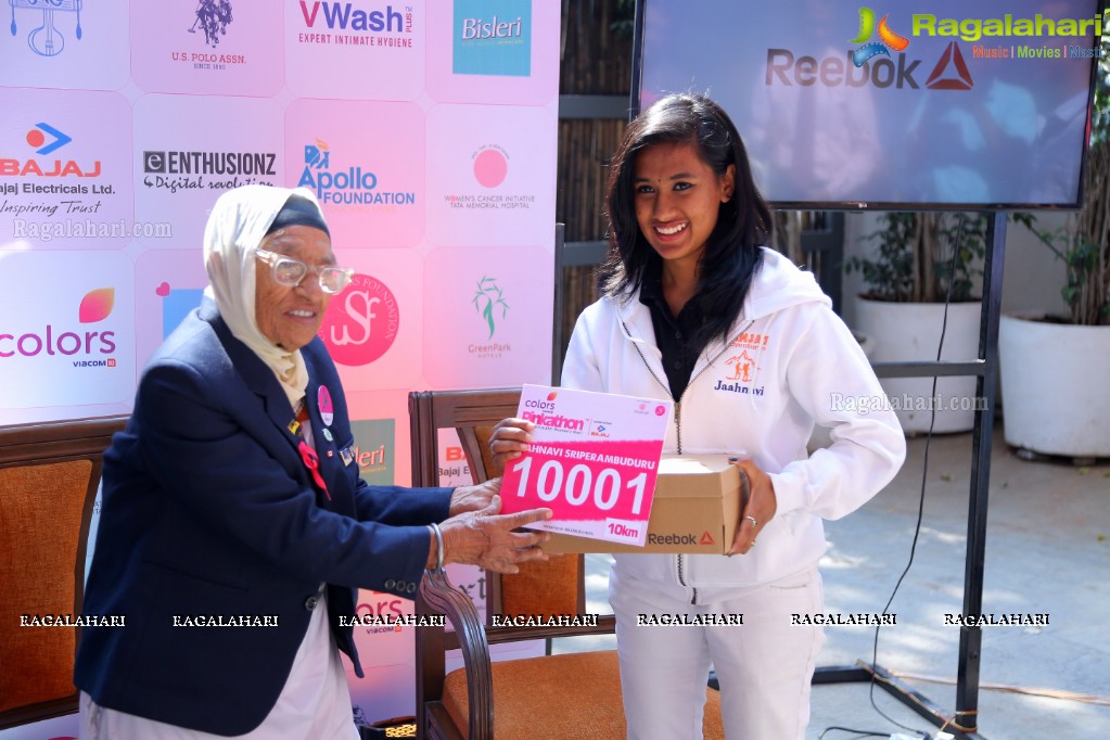 Pinkathon Hyderabad 2018 Announcement Press Conference at Green Park